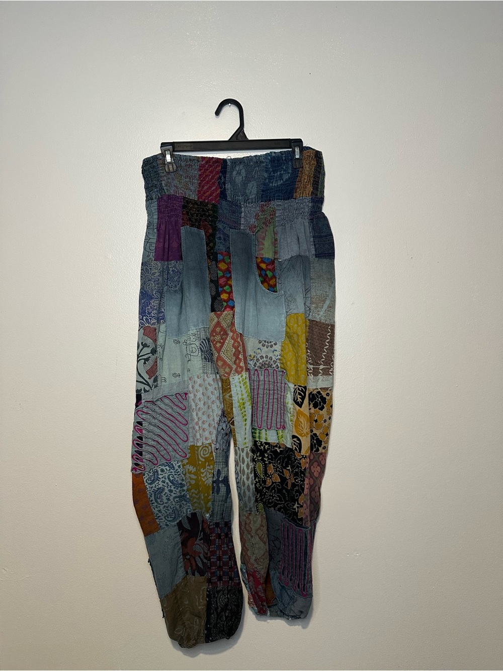 Made in India Cotton Bohemian Patchwork Women’s pants - Multicolor